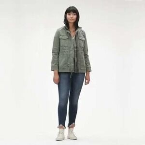 GAP cotton S Utility Jacket coat Baby Tweed Soft army Green western chore